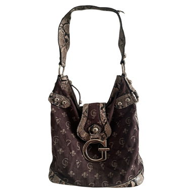 Sac bandoulière Guess Y2K vintage emblématique (format midi)