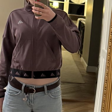 Adidas kids training jacket purple size 152