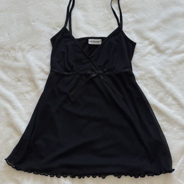 Top Babydoll nero