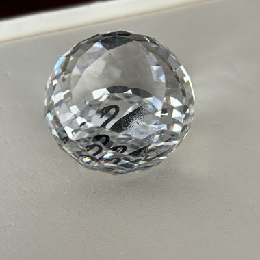 Swarovski Paperweight Golf Ball 4 cm
