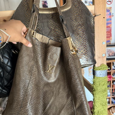 Sac cabas effet python LV