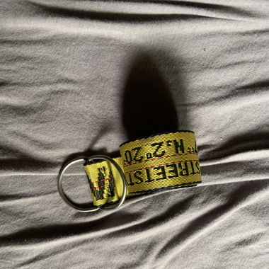 Ceinture jaune fluo 