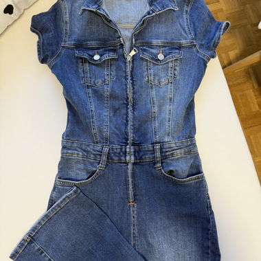 Bershka Denim Jumpsuit