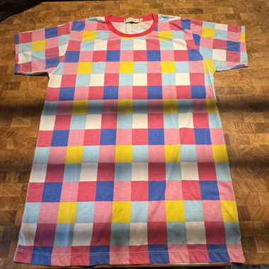 Multicolored Plaid T-Shirt