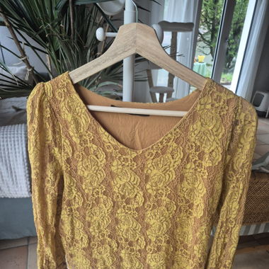 Schöne Vintage-Spitzenbluse - Belle blouse vintage