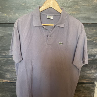 Polo Lacoste viola pallido
