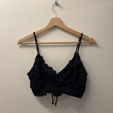 Bralette en dentelle noire