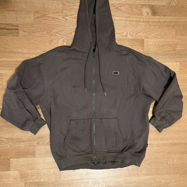 Veste sweat oversize kaki