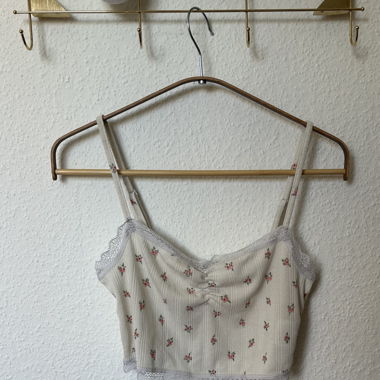 floral crop top