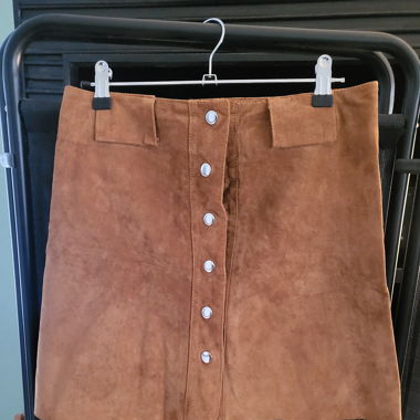 Zara Minirock Leder
