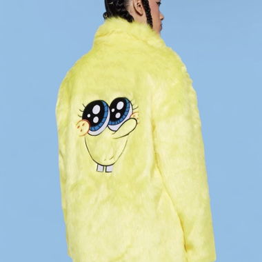Manteau en fausse fourrure SpongeBob