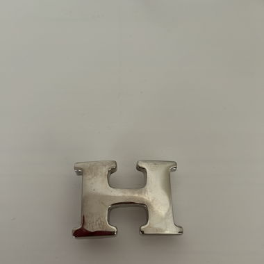 Fibbia Cintura Lettera H Colore Argento