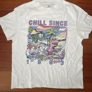 Weisses T-Shirt 1993 Hawaii