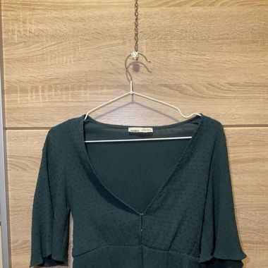 Chemise, vert, sapin
