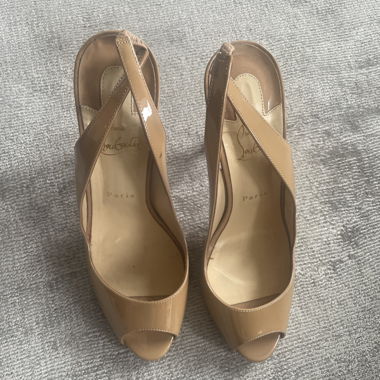 Christian Louboutin Peep-Toe Heels