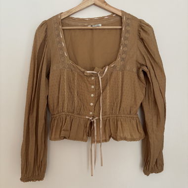 Chemisier Beige American Eagle