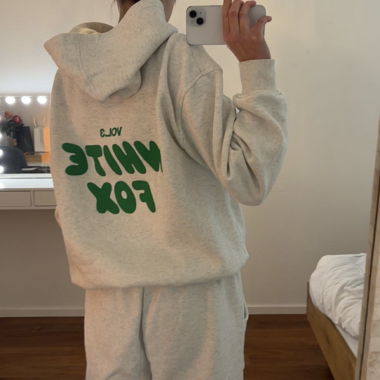Hoodie WhiteFox