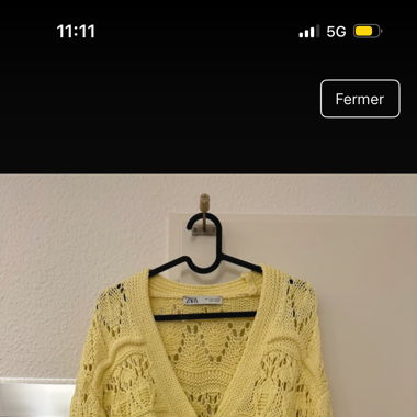 Gilet Zara en coton