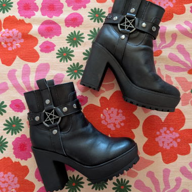Stivaletti western Killstar Winona alla caviglia