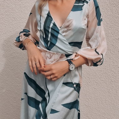 Liquorish wrap dress EU 34