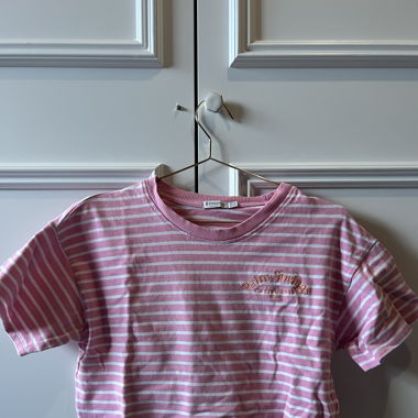 Top mit Backprint