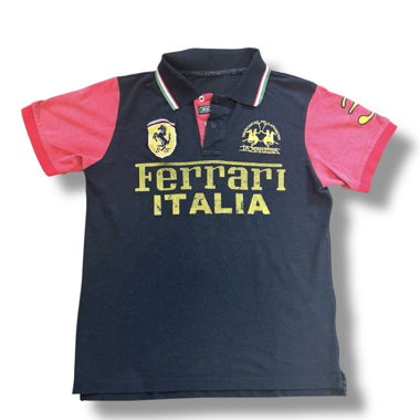 La Martina FERRARI POLO Shirt bestickt
