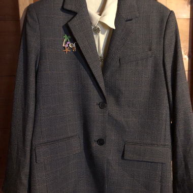 Karierter Blazer