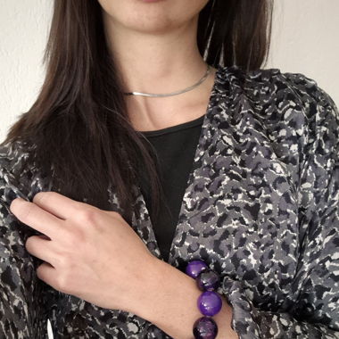 Purple bracelet - Lila Armband