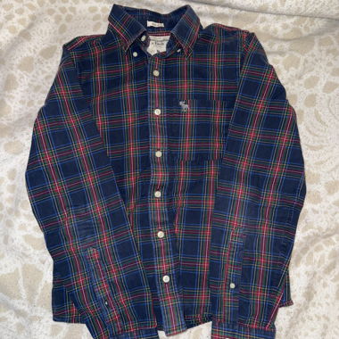 Abercrombie & Fitch plaid button-up shirt M