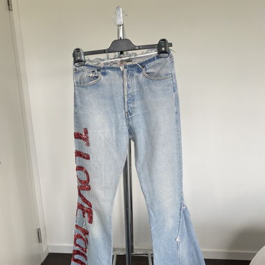 Jeans with Sequin Detailing