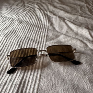 Lunettes de soleil à monture métallique