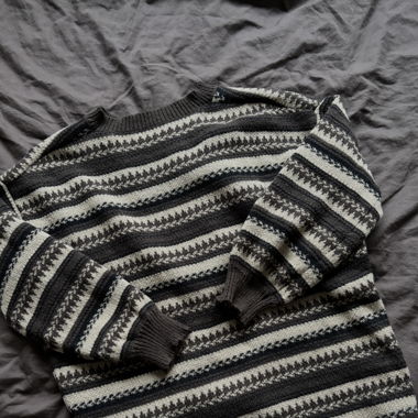 Strickpullover mit Muster