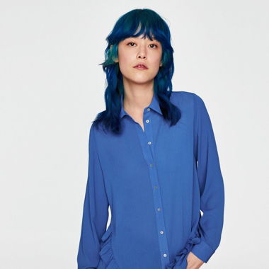 Camicia azzurra leggera