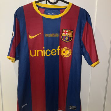 Maillot de la finale de la Ligue des Champions Barcelone 2009/10