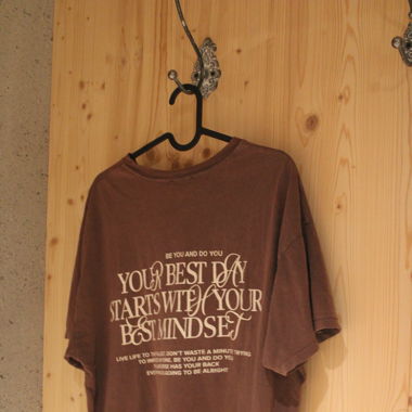 Vintage Shirt bordeaux backprint