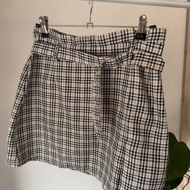 Checked Skirt