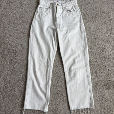 Jeans blancs Zara