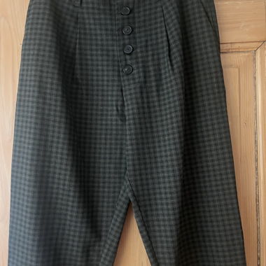 Mango Basics Check Trousers