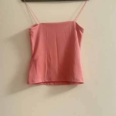 Pink Satin Top