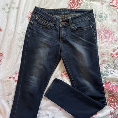 Jeans skinny bleu foncé