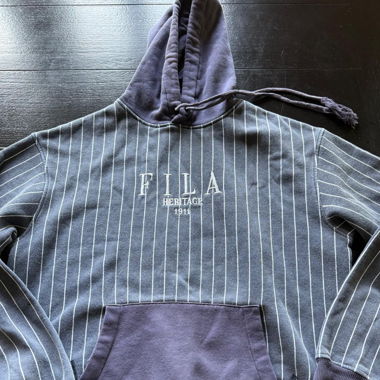 FILA Heritage Striped Hoodie – 1911 Collection