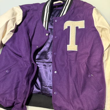 Giacca varsity viola