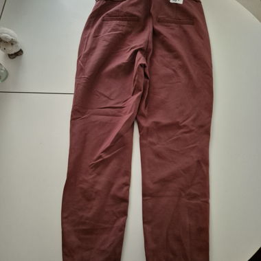 Fabric trousers brown tone