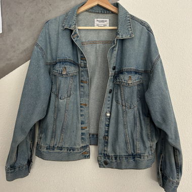 Oversized denim jacket