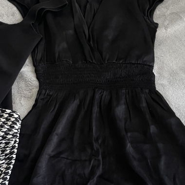 Flowy Black Combishort