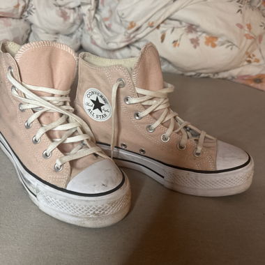 Baskets Converse roses