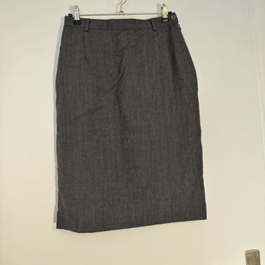 Grey wool pencil skirt size 36
