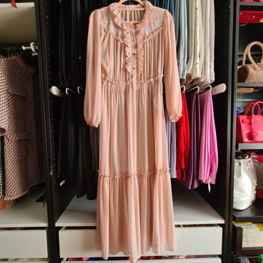 Claudie Pierlot Light Pink Maxi Dress 
