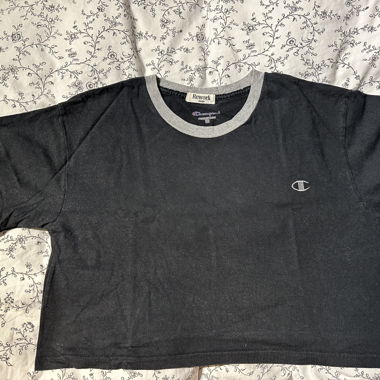 Black T-Shirt Oversize - Champion