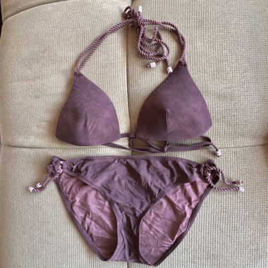 set bikini marrone avant-premiere